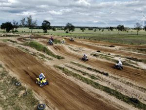 Die Vorbereitungen laufen Motocrossstrecke Bismark